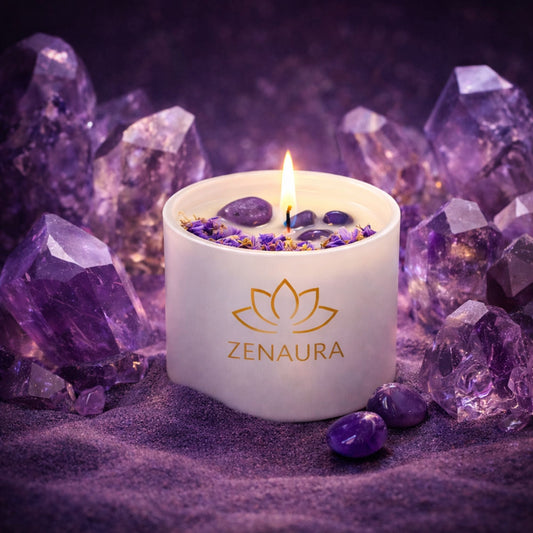 ZenAura - Amethyst Lavender Candle