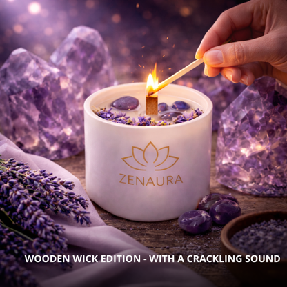 ZenAura - Amethyst Lavender Candle