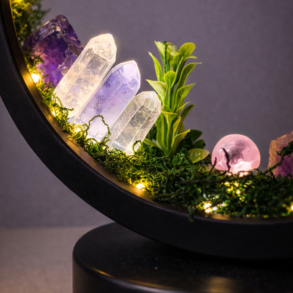 ZenAura - NoStress Handmade Crystal Lamp