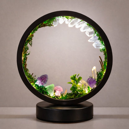 ZenAura – Mineral Forest Lamp