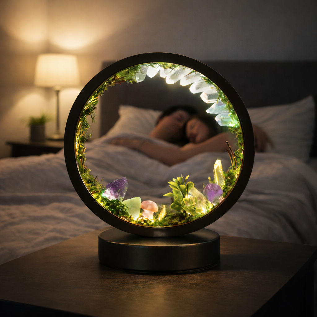 ZenAura - NoStress Handmade Crystal Lamp