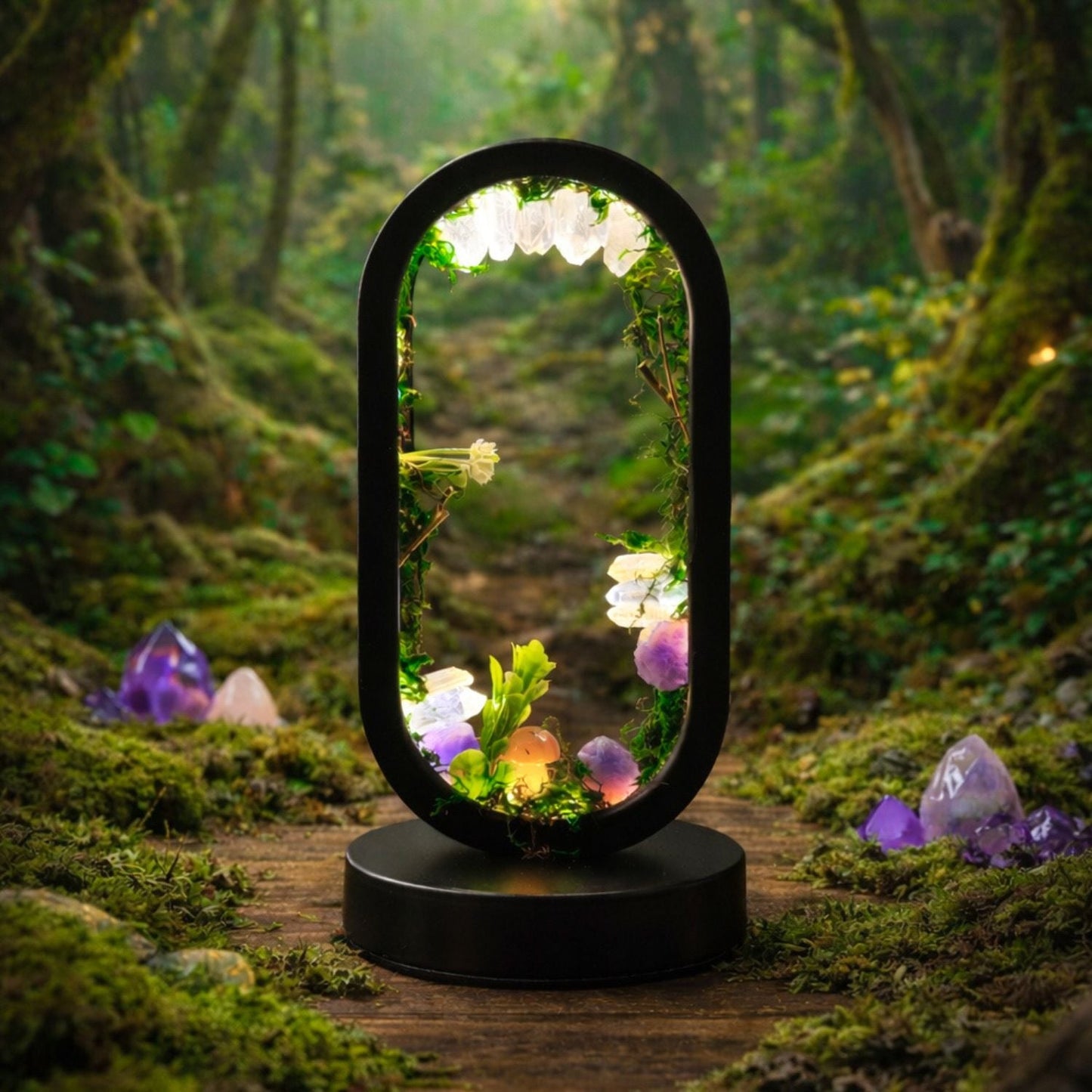 ZenAura - NoStress Handmade Crystal Lamp