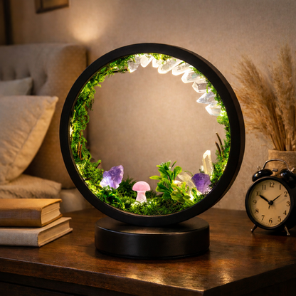 ZenAura – Mineral Forest Lamp