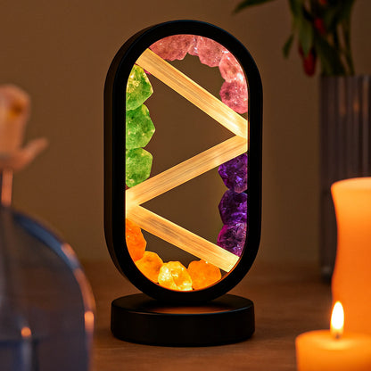 ZenAura - NoStress Handmade Crystal Lamp